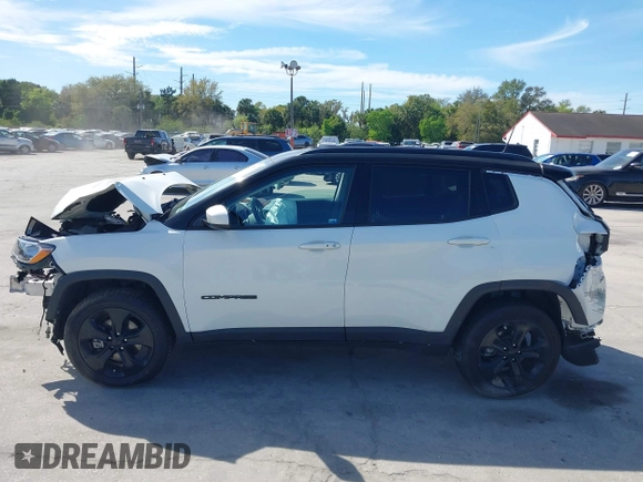 2021 Jeep Compass Latitude with VIN 3C4NJDBB7MT566237, listed as a IAAI auction lot 41747738 with 33,395 mi miles and . Bid and sale history available at DreamBid. Image 15.