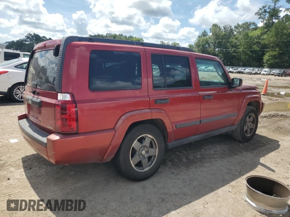 2006 Jeep Commander with VIN 1J8HH48KX6C203308, listed as a Copart auction lot 64456765 with 185,794 mi miles and Salvage title. Bid and sale history available at DreamBid. Image 3.