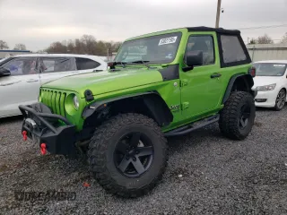 2019 Jeep Wrangler Sport S z VIN 1C4GJXAG3KW526557, wystawiony jako Copart lot #53027195 z przebiegiem 58 325 mil mil oraz Szkoda całkowita • Salvage title. Historia ofert i sprzedaży dostępna na DreamBid. Obrazek 1.