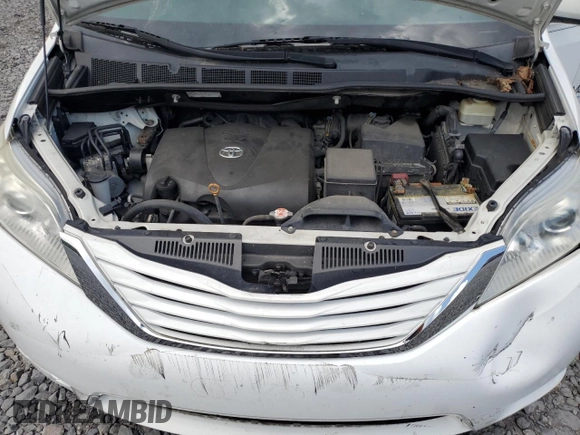 2017 Toyota Sienna LE with VIN 5TDJZ3DC3HS171060, listed as a Copart auction lot 65908415 with 108,082 mi miles and Salvage title. Bid and sale history available at DreamBid. Image 12.