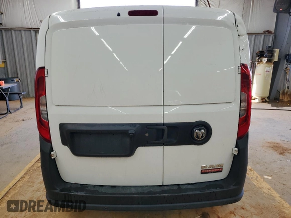 2015 Ram ProMaster City Cargo Tradesman with VIN ZFBERFAT6F6199085, listed as a Copart auction lot 42783045 with 146,045 mi miles and Salvage Title. Bid and sale history available at carsss.com. Image 6.