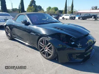 2020 Jaguar F-Type with VIN SAJD85FV9LCK65563, listed as a IAAI auction lot 41862418 with 22,807 mi miles and . Bid and sale history available at DreamBid. Image 1.