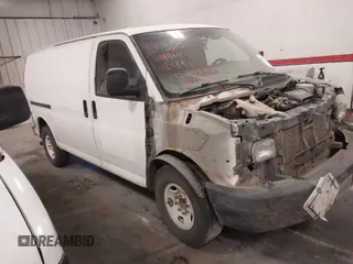 2012 GMC Savana Cargo with VIN 1GTW7FCA7C1188513, listed as a IAAI auction lot 41293911 with 595,343 mi miles. Bid and sale history available at carsss.com. Image 1.