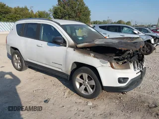 2014 Jeep Compass Sport with VIN 1C4NJDBB3ED892141, listed as a IAAI auction lot 40572980 with 95,826 mi miles. Bid and sale history available at carsss.com. Image 1.