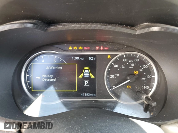 2021 Nissan Versa SV with VIN 3N1CN8EV7ML895080, listed as a Copart auction lot 48159825 with 41,193 mi miles and Salvage Title. Bid and sale history available at carsss.com. Image 9.