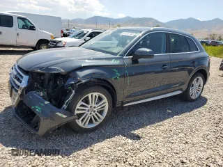 2019 Audi Q5 Premium Plus with VIN WA1BNAFY2K2044001, listed as a Copart auction lot 63010785 with 64,610 mi miles and Salvage title. Bid and sale history available at DreamBid. Image 1.