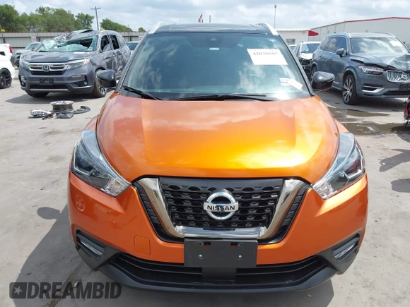 2020 Nissan Kicks SR with VIN 3N1CP5DV4LL492831, listed as a IAAI auction lot 42030507 with 43,203 mi miles. Bid and sale history available at carsss.com. Image 20.