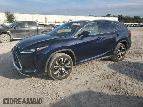 2021 Lexus RX 350L with VIN JTJHZKEA6M2021819, listed as a Copart auction lot 74559854 with 14,652 mi miles and Salvage title. Bid and sale history available at DreamBid. Image 1.