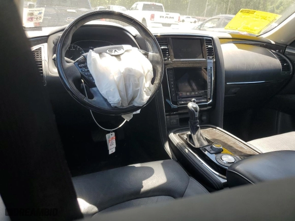 2020 Infiniti QX80 LUXE with VIN JN8AZ2NF1L9702318, listed as a Copart auction lot 53062565 with 97,175 mi miles and Salvage Title. Bid and sale history available at carsss.com. Image 8.