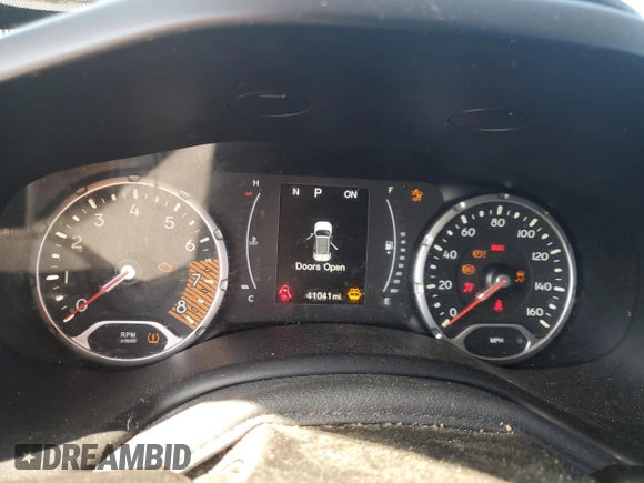 2021 Jeep Renegade Sport with VIN ZACNJDAB7MPN09803, listed as a Copart auction lot 57398105 with 41,041 mi miles and Salvage title. Bid and sale history available at DreamBid. Image 9.