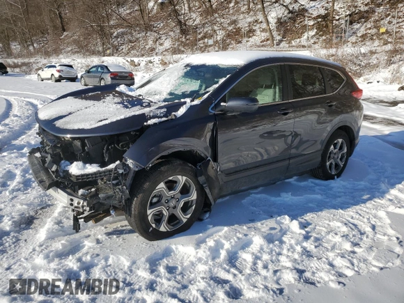 2017 Honda CR-V EX with VIN 5J6RW2H56HL067501, listed as a Copart auction lot 44150345 with 109,948 mi miles and Salvage Title. Bid and sale history available at carsss.com. Image 1.