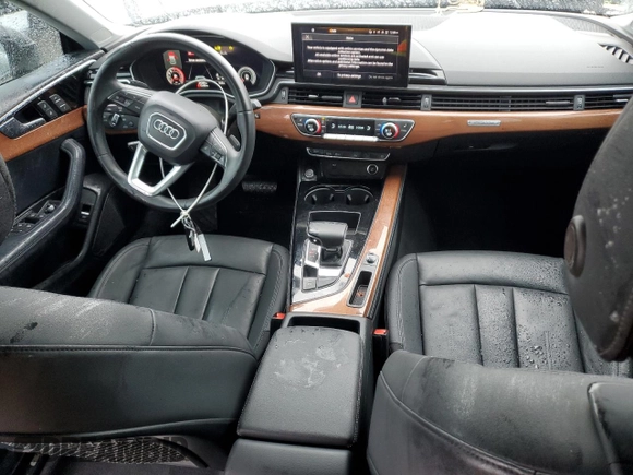 2023 Audi A5 Sportback Premium Plus with VIN WAUCBCF57PA010716, listed as a Copart auction lot 44939675 with 34,269 mi miles and Salvage Title. Bid and sale history available at carsss.com. Image 8.