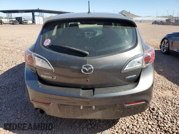 2013 Mazda 3 i Touring with VIN JM1BL1L73D1763242, listed as a Copart auction lot 52999675 with 132,917 mi miles and Salvage Title. Bid and sale history available at carsss.com. Image 6.