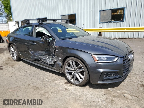 2019 Audi A5 Sportback Premium Plus с VIN WAUENCF57KA034264, выставлен на аукционе Copart как лот 55860055 с пробегом 24 803 миль миль и Списание • Salvage title. История ставок и продаж доступна на DreamBid. Изображение 4.