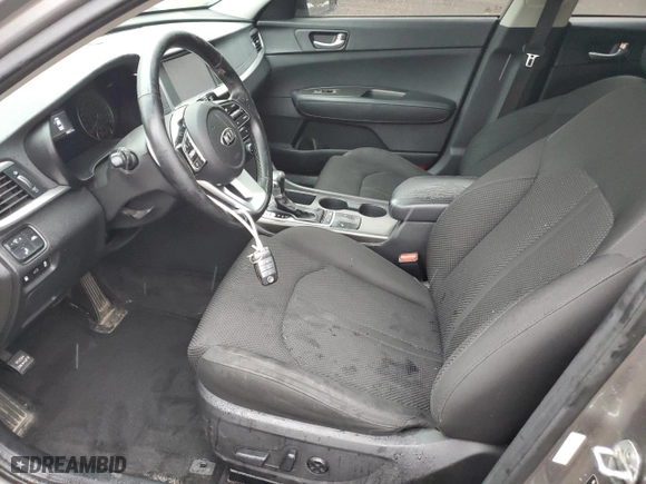 2019 Kia Optima LX with VIN 5XXGT4L32KG281397, listed as a Copart auction lot 85763724 with 146,571 mi miles and Salvage Title. Bid and sale history available at carsss.com. Image 7.