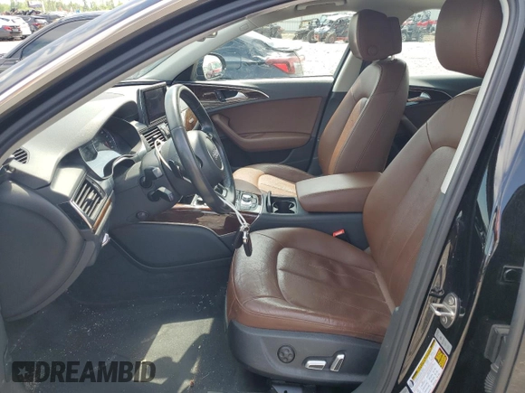 2018 Audi A6 Premium Plus with VIN WAUG8AFC7JN088562, listed as a Copart auction lot 55343595 with 76,742 mi miles and Salvage title. Bid and sale history available at DreamBid. Image 7.