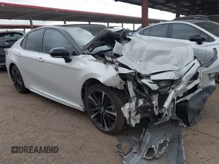 2020 Toyota Camry XSE with VIN 4T1K61AK8LU380498, listed as a IAAI auction lot 42191610 with 109,314 mi miles and . Bid and sale history available at DreamBid. Image 1.