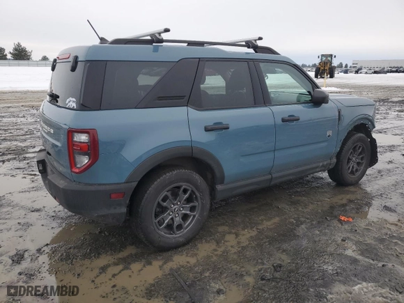 2021 Ford Bronco Sport Big Bend with VIN 3FMCR9B63MRA71770, listed as a Copart auction lot 45984865 with 72,402 mi miles and Salvage Title. Bid and sale history available at carsss.com. Image 3.
