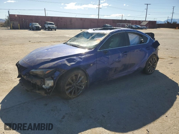 2022 Lexus IS 350 F Sport with VIN JTHGZ1B22N5051954, listed as a Copart auction lot 49489045 with Not provided miles and Salvage title. Bid and sale history available at DreamBid. Image 1.