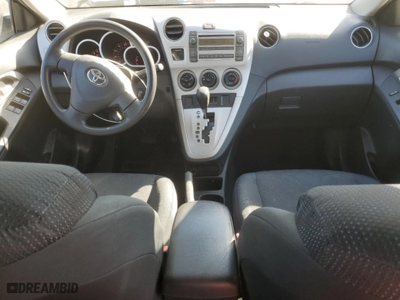 2009 Toyota Matrix with VIN 2T1KU40E09C032580, listed as a Copart auction lot 46833215 with 118,075 mi miles and Salvage Title. Bid and sale history available at carsss.com. Image 8.