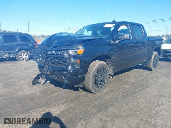 2024 Chevrolet Silverado 1500 Custom with VIN 1GCPABEK6RZ350551, listed as a IAAI auction lot 41732434 with 8,349 mi miles and . Bid and sale history available at DreamBid. Image 18.