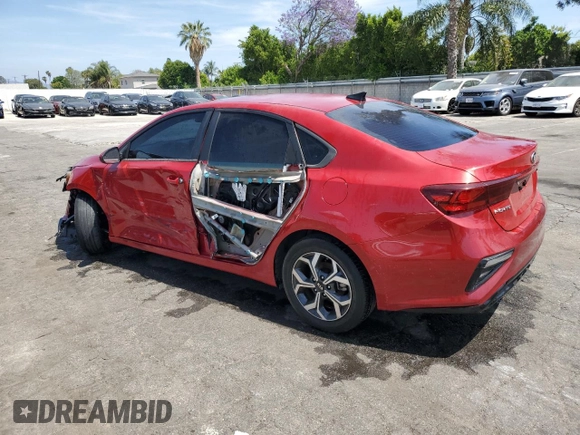 2021 Kia Forte LXS with VIN 3KPF24AD7ME324914, listed as a Copart auction lot 57499395 with 44,573 mi miles and Salvage title. Bid and sale history available at DreamBid. Image 2.