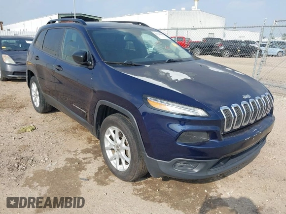 2016 Jeep Cherokee Sport z VIN 1C4PJMAS9GW286957, wystawiony jako IAAI lot #41781467 z przebiegiem 120 855 mil mil oraz . Historia ofert i sprzedaży dostępna na DreamBid. Obrazek 1.
