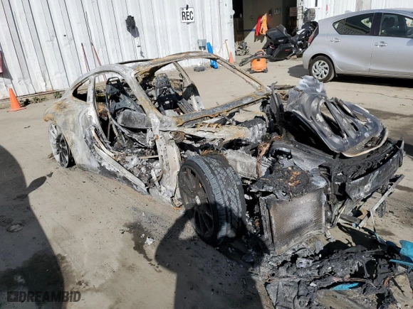2017 Porsche 911 Carrera with VIN WP0AA2A99HS107011, listed as a Copart auction lot 80833814 with 0 miles and Salvage Title. Bid and sale history available at carsss.com. Image 4.
