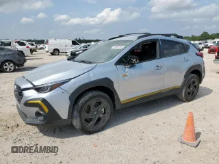2024 Subaru Crosstrek Special Sports с VIN 4S4GUHF69R3776504, выставлен на аукционе Copart как лот 57584105 с пробегом 12 887 миль миль и Списание • Salvage title. История ставок и продаж доступна на DreamBid. Изображение 1.