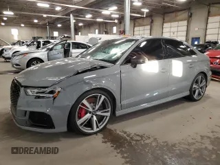 2020 Audi RS 3 z VIN WUABWGFF6LA901502, wystawiony jako Copart lot #80222144 z przebiegiem 34 002 mil mil oraz Szkody całkowita. Historia ofert i sprzedaży dostępna na DreamBid. Obrazek 1.