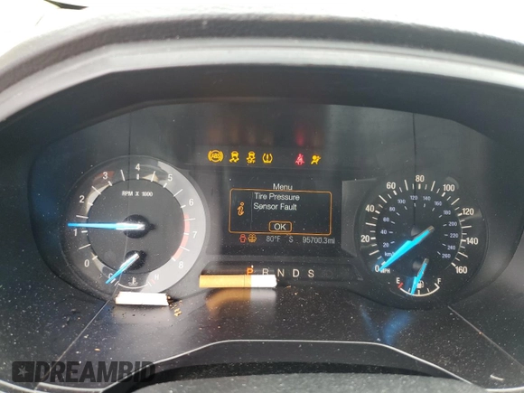 2017 Ford Edge SE with VIN 2FMPK3G99HBC01321, listed as a Copart auction lot 60413185 with 95,700 mi miles and Salvage title. Bid and sale history available at DreamBid. Image 9.