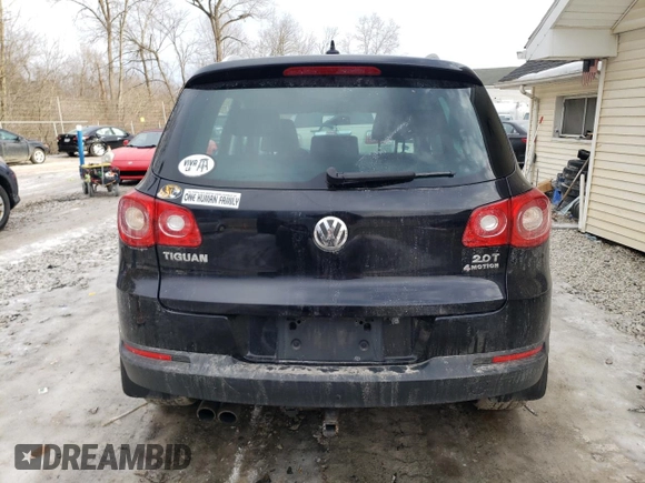 2011 Volkswagen Tiguan SEL with VIN WVGBV7AX4BW553986, listed as a Copart auction lot 43873765 with 140,097 mi miles and Salvage Title. Bid and sale history available at DreamBid. Image 6.