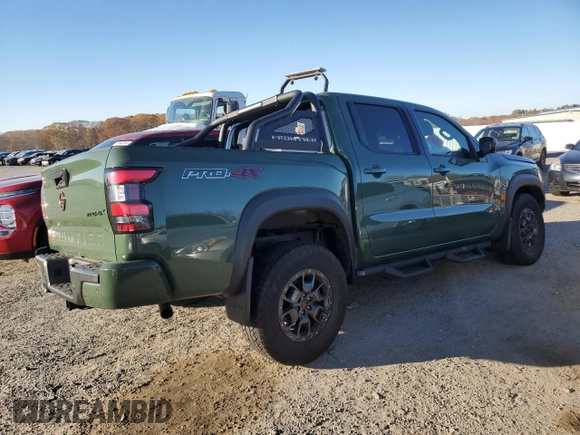 2024 Nissan Frontier SV with VIN 1N6ED1EK0RN607085, listed as a Copart auction lot 79706324 with 8,541 mi miles and Salvage title. Bid and sale history available at DreamBid. Image 3.