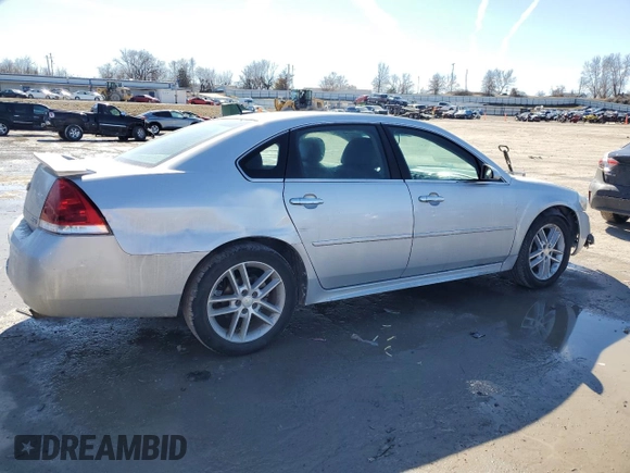 2016 Chevrolet Impala LTZ with VIN 2G1WC5E33G1127852, listed as a Copart auction lot 46678615 with 188,953 mi miles and Salvage Title. Bid and sale history available at DreamBid. Image 3.