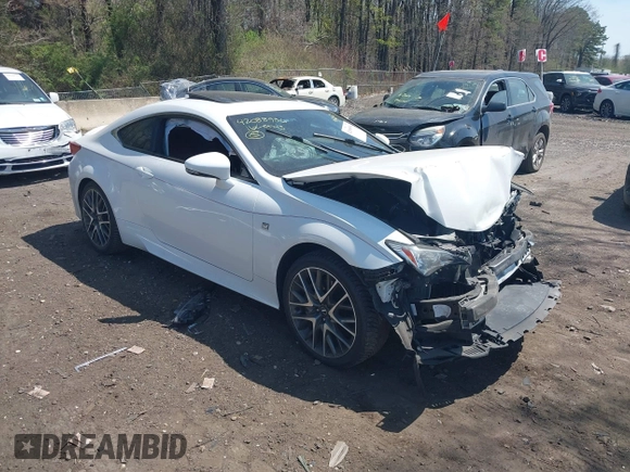 2016 Lexus RC 300 F Sport with VIN JTHSM5BC1G5001154, listed as a IAAI auction lot 42088936 with 77,476 mi miles and . Bid and sale history available at DreamBid. Image 1.