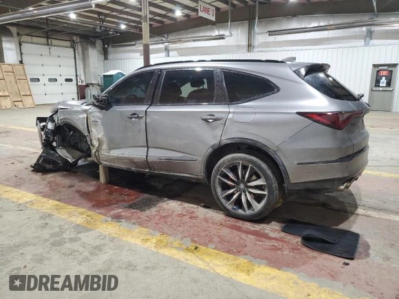 2023 Acura MDX Type S w/Advance Package with VIN 5J8YD8H8XPL004017, listed as a Copart auction lot 45184035 with 0 mi miles and Salvage Title. Bid and sale history available at carsss.com. Image 2.