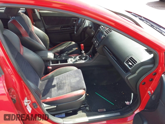 2018 Subaru WRX STI with VIN JF1VA2M65J9814113, listed as a IAAI auction lot 41754428 with Not Provided miles. Bid and sale history available at carsss.com. Image 5.