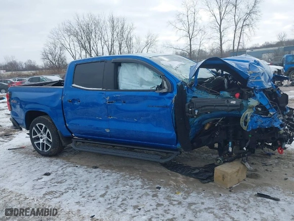 2023 Chevrolet Colorado 4WD Z71 with VIN 1GCPTDEK6P1232288, listed as a IAAI auction lot 41391309 with 1 mi miles. Bid and sale history available at carsss.com. Image 13.