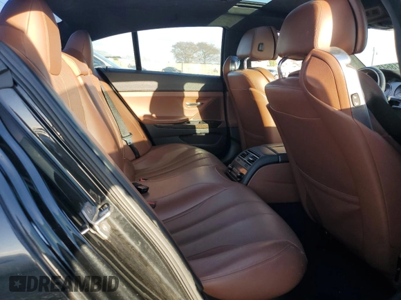 2013 BMW 6 Series 650i with VIN WBA6B2C50DD128130, listed as a Copart auction lot 46718645 with 123,540 mi miles and Salvage Title. Bid and sale history available at DreamBid. Image 10.