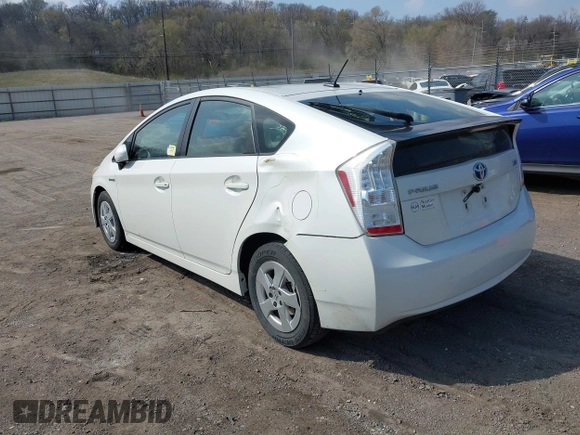 2011 Toyota Prius I with VIN JTDKN3DU3B0289225, listed as a IAAI auction lot 42019284 with 219,702 mi miles and . Bid and sale history available at DreamBid. Image 3.