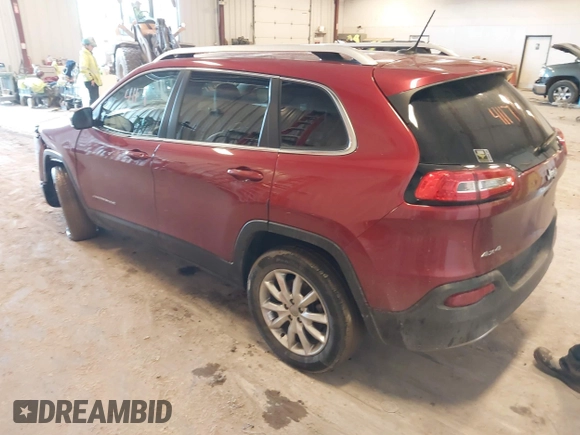 2014 Jeep Cherokee Limited z VIN 1C4PJMDB5EW237604, wystawiony jako IAAI lot #41694117 z przebiegiem 95 959 mil mil oraz . Historia ofert i sprzedaży dostępna na DreamBid. Obrazek 3.