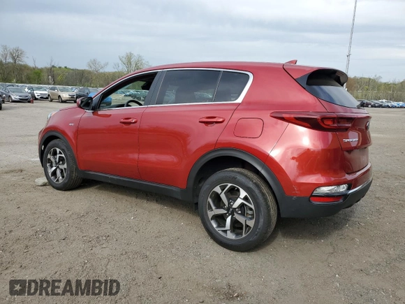 2022 Kia Sportage LX with VIN KNDPMCAC7N7983741, listed as a Copart auction lot 54679635 with 26,712 mi miles and Salvage Title. Bid and sale history available at carsss.com. Image 2.