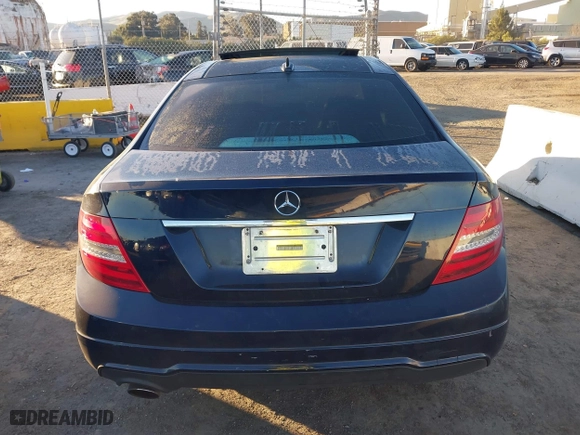 2012 Mercedes-Benz C-Class C 250 with VIN WDDGJ4HB6CF802102, listed as a IAAI auction lot 41261431 with 126,305 mi miles. Bid and sale history available at carsss.com. Image 16.