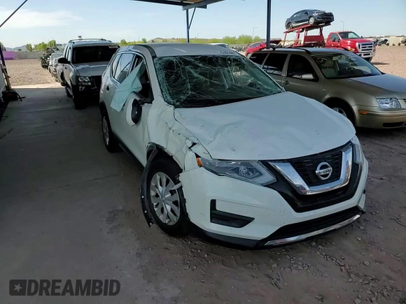 2017 Nissan Rogue S with VIN JN8AT2MT7HW132844, listed as a Copart auction lot 51873665 with 77,664 mi miles and Salvage Title. Bid and sale history available at carsss.com. Image 12.