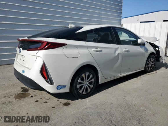 2020 Toyota Prius LE z VIN JTDKARFP5L3158691, wystawiony jako Copart lot #55255125 z przebiegiem Nie podano mil oraz Szkoda całkowita • Salvage title. Historia ofert i sprzedaży dostępna na DreamBid. Obrazek 3.