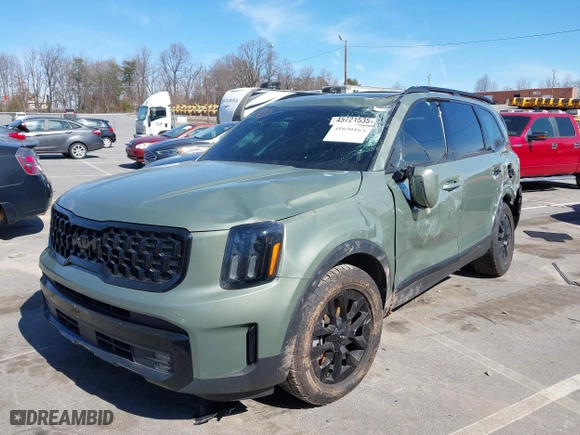 2024 Kia Telluride SX Prestige X-Pro with VIN 5XYP5DGC6RG466658, listed as a IAAI auction lot 41650163 with 37,495 mi miles. Bid and sale history available at carsss.com. Image 17.