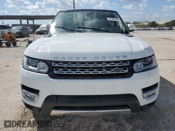 2017 Land Rover Range Rover Sport HSE with VIN SALWR2FV3HA670509, listed as a Copart auction lot 47460195 with 72,666 mi miles and Clean Title. Bid and sale history available at carsss.com. Image 5.