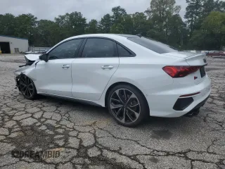 2023 Audi S3 Premium Plus z VIN WAUH3DGY5PA054747, wystawiony jako Copart lot #73563684 z przebiegiem 18 556 mil mil oraz Szkoda całkowita • Salvage title. Historia ofert i sprzedaży dostępna na DreamBid. Obrazek 2.