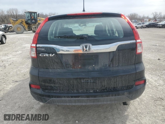 2015 Honda CR-V LX with VIN 3CZRM3H39FG705924, listed as a Copart auction lot 49295115 with 155,513 mi miles and Salvage Title. Bid and sale history available at carsss.com. Image 6.