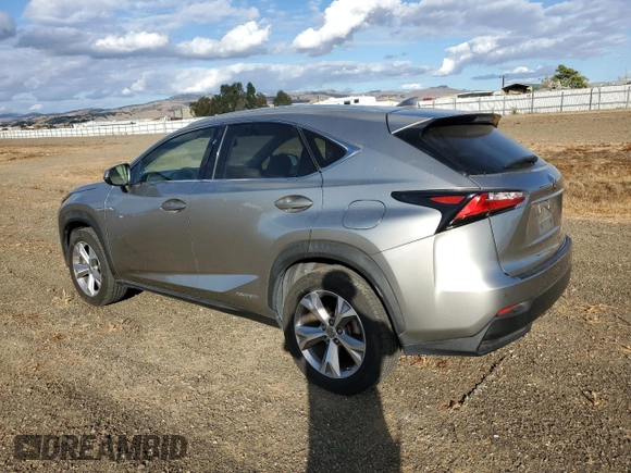 2017 Lexus NX 300h with VIN JTJBJRBZ5H2051142, listed as a Copart auction lot 78852014 with 55,956 mi miles and Salvage Title. Bid and sale history available at DreamBid. Image 2.
